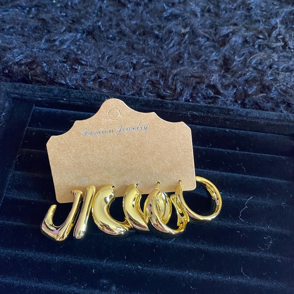 Gold Statement Rings Set - Picture 5 of 5